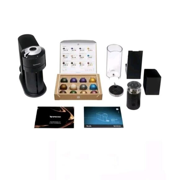 Nespresso Vertuo Next Premium Espresso Machine Bundle Drk Chrome Bluetooth New